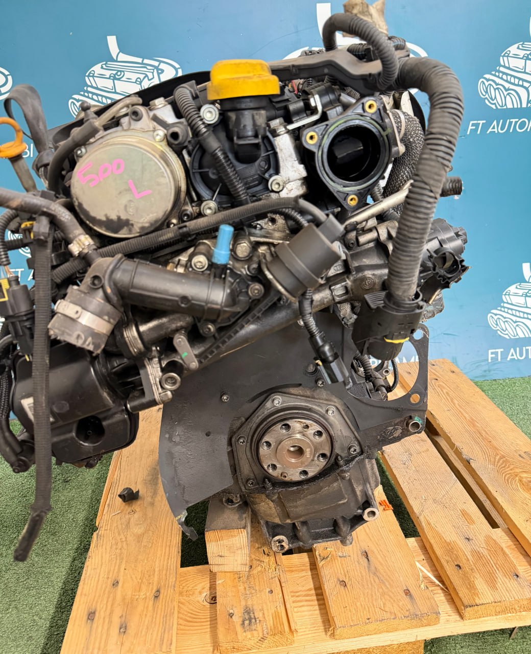 Motore 199B5000 Fiat 500 L 1.6 D anno 2015, esemplare da 124.000 km