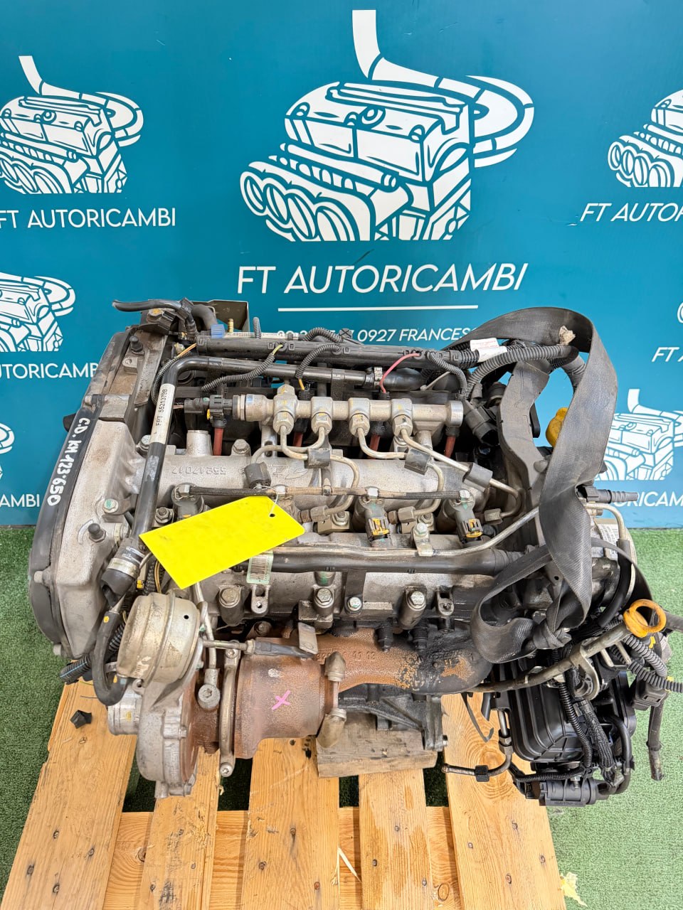 Motore 199B5000 Fiat 500 L 1.6 D anno 2015, esemplare da 124.000 km