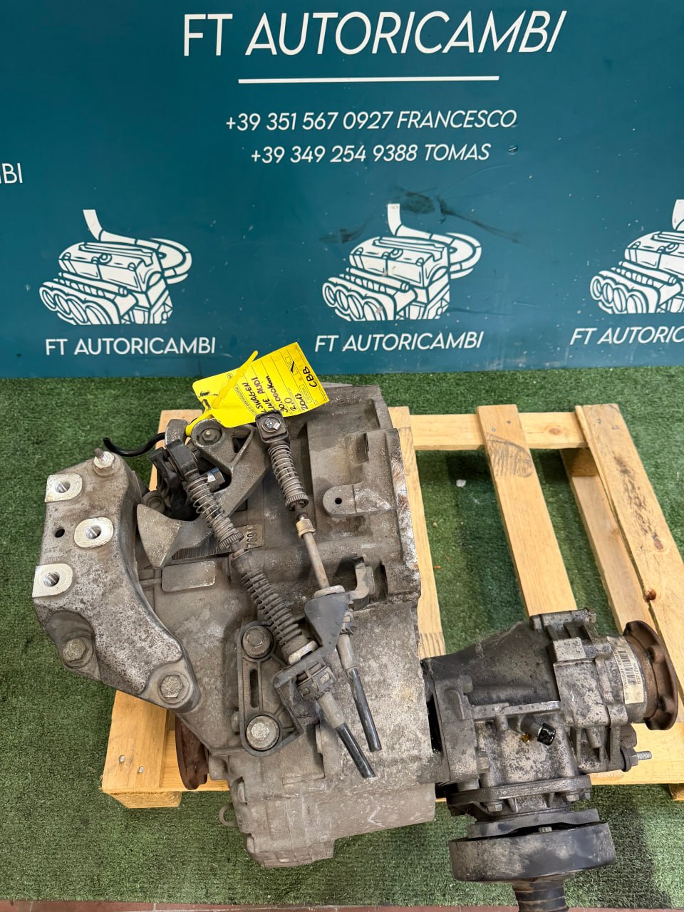 Cambio manuale BKD 02Q301107 Volkswagen Golf V 2.0 D 6 marce 4x4 anno 2006, esemplare da 184.000 km
