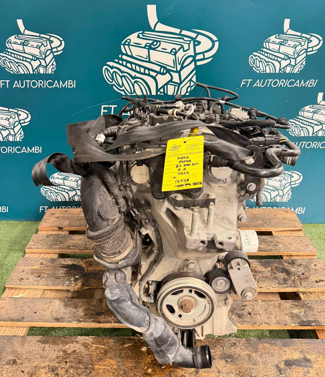 Motore B7JB Ford Puma 1.0 B anno 2021, esemplare da 81.000 km